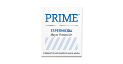 Prime Preservativo Blanco Espermicida - comprar online