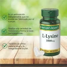 Natures Bounty Lysine (1000 mg) - comprar online