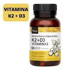 Natier Suplemento Dietario K2 + D3 Vitaminas - comprar online