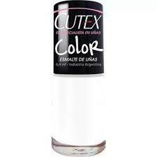 CUTEX CALCIO BLANCO