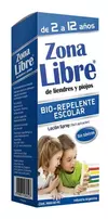 Zona Libre Bio Repelente Escolar Liendres Y Piojos Loción Spray 60ml