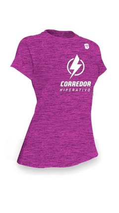 Camisa Mescla Roxa Corredor Hiperativo - Feminina - comprar online