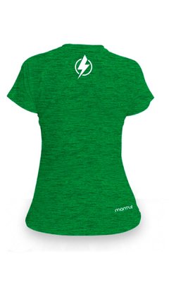 Camisa Mescla Verde Corredor Hiperativo - Feminina na internet