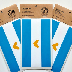 bandera argentina vinilo sticker banderita adhesiva