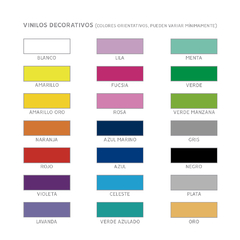 carta de colores vinilo decorativo minidetalles 