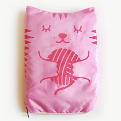 Rompevientos + Funda "Gatita Albertina" | Rosa - comprar online