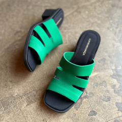 Tamanco neoprene verde