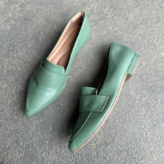 Mocassim bico fino esmeralda - comprar online