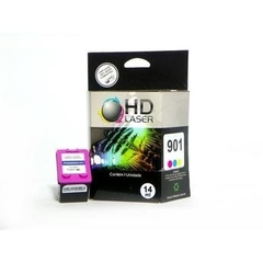Cartucho HD Laser Comp. HP 901XL Color 14ML