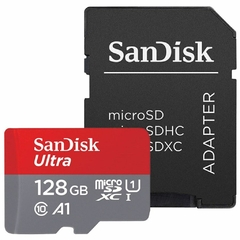 Cartão de Memória Micro SD 128GB C/ Adap. SD Classe 10 na internet