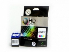Cartucho HD Laser Comp. HP 9352 (22/28/57) Color 14ML