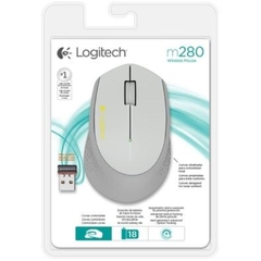 Mouse Optico Wireless M280 Cinza 910-004285 Logitech - comprar online