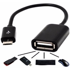 Cabo Adaptador Micro Usb Otg Pendrive Para Celular e Tablet na internet