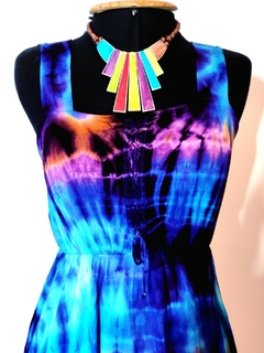 vestido curto tiedye edição exclusiva na internet