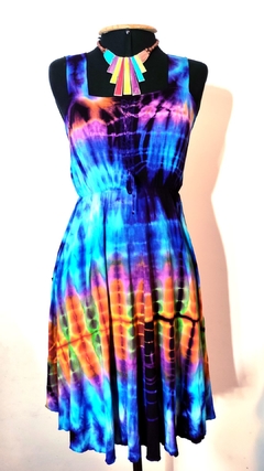 vestido curto tiedye edição exclusiva