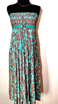 saia/ vestido em seda indiana - comprar online