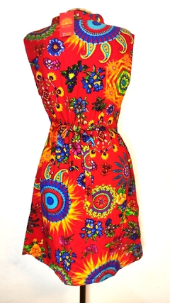 vestido indiano curto vermelho - comprar online