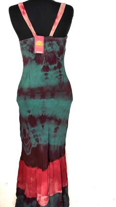 vestido indiano longo tiedye edição especial - comprar online