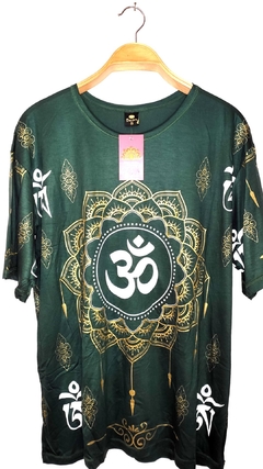 camiseta indiana mandala verde