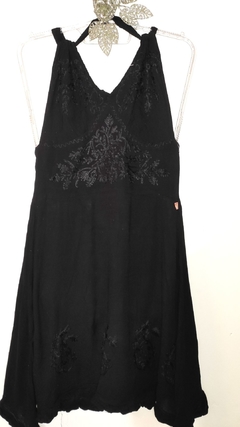 vestido indiano curto preto