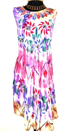 vestido indiano curto TieDye