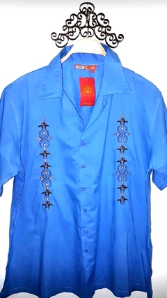 Bata/camisa Indiana azul