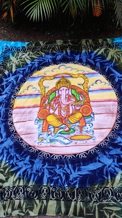 colcha indiana ganesha casal