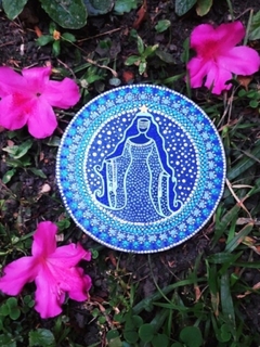 Mandala em mdf - Iemanja - comprar online