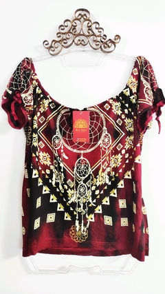 Blusa indiana ciganinha