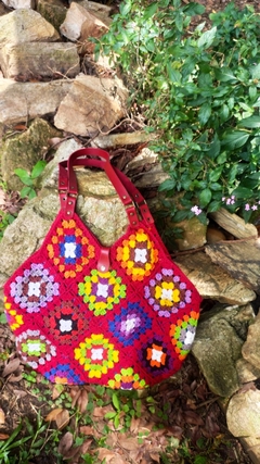 Bolsa em crochê Boho