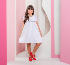 Vestido Branco Infantil Hadassa - comprar online