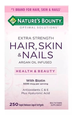Hair Skin & Nails 250 Caps Nature's Bounty - comprar online
