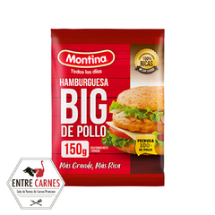 HAMBURGUESA BIG DE POLLO MONTINA (150GR)