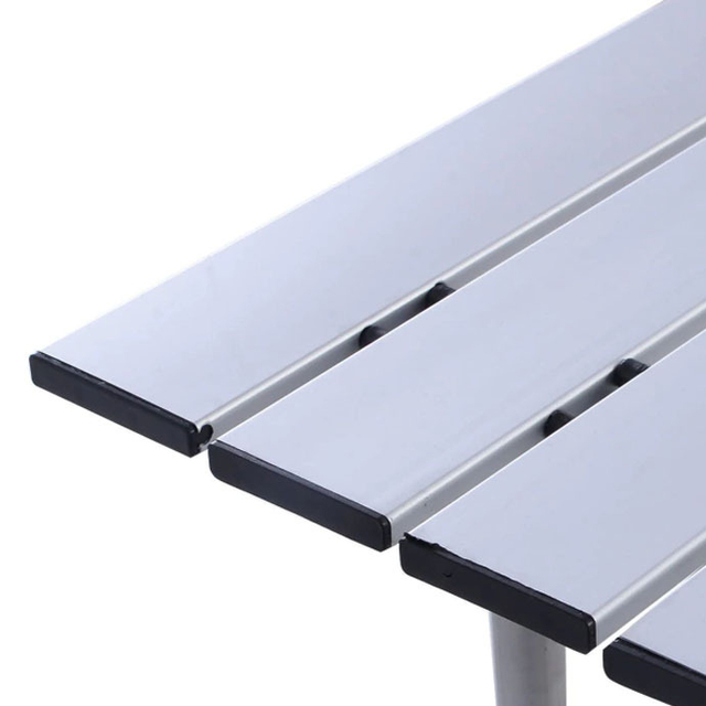 Mesa plegable enrollable de Aluminio 70 x 70 cm - comprar online