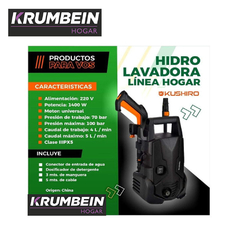 HIDROLAVADORA KUSHIRO HL510M LINEA HOGAR - comprar online