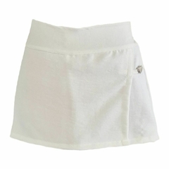 Short-saia Coração Cromado Off-white