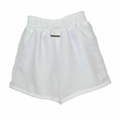 Short-saia Coração Cromado Off-white na internet