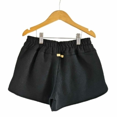 Short moletom flanelado preto - comprar online