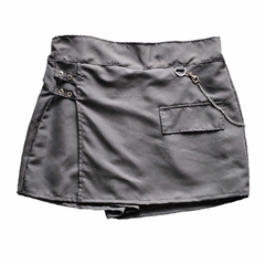 Short-saia tactel com corrente