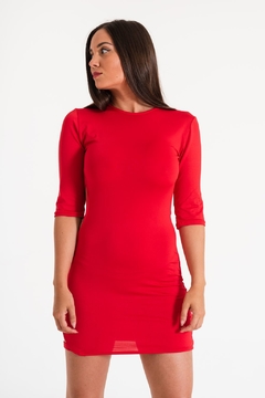 Vestido TURÍN Rojo - comprar online