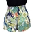 Shorts Mob Floral Azul Verde (P) na internet