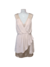 Vestido Nude com Babados (P/M) - H&M