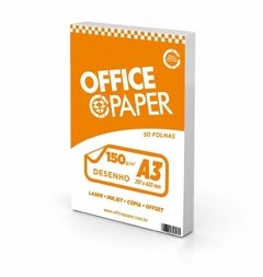 Papel A3 150 gramas OFFICE PAPER c/50 folhas