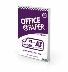 Papel A3 75 gramas OFFICE PAPER c/500 folhas