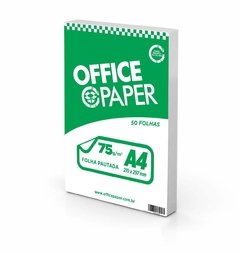 PAPEL OFICIO PAUTADO OFFICE PAPER C/50 FOLHAS