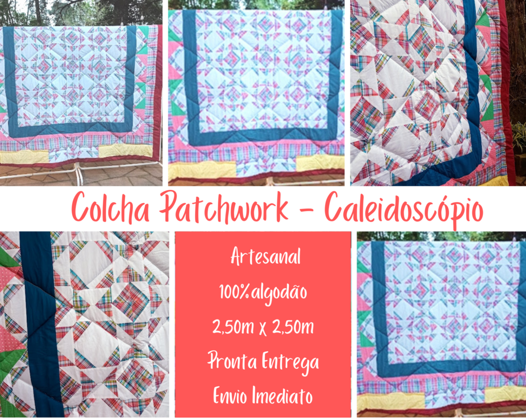 Colcha patchwork  Compre Produtos Personalizados no Elo7