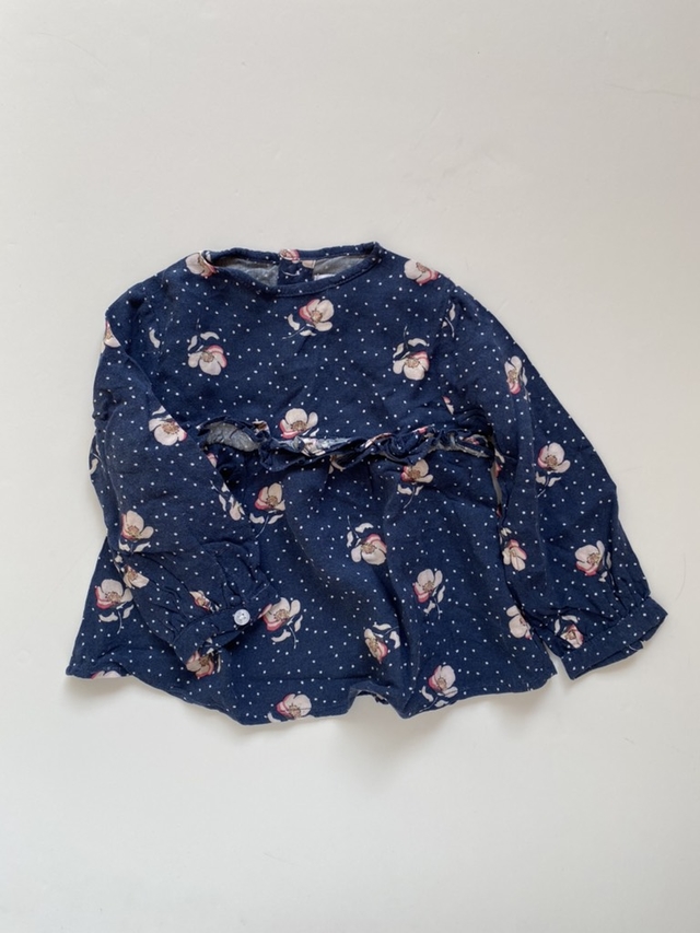 Zara - Camisa Manga Larga(T:1-3M)