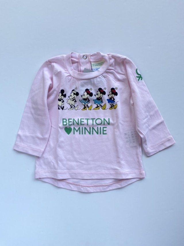 Benetton - Remera M/L (T:3-6Meses)