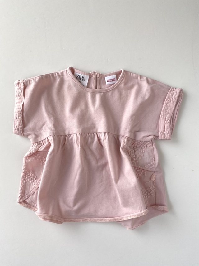 Zara - Remera de algodon (T:6-9Meses) - comprar online