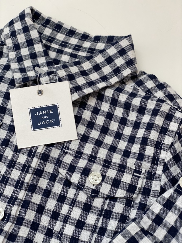 Janie and Jack - camisa de lino (T:12-18Meses) Nueva con etiqueta - comprar online